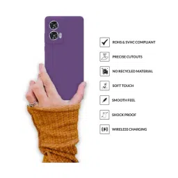 Sprig Back Cover for MOTOROLA EDGE 50 FUSION (Purple) image 4