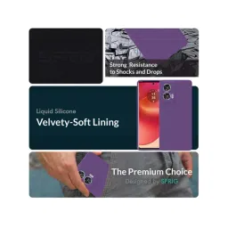 Sprig Back Cover for MOTOROLA EDGE 50 FUSION (Purple) image 2