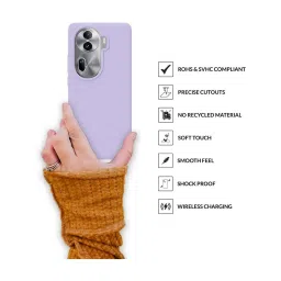 Sprig Back Cover for Oppo Reno 11 Pro (Purple) image 4