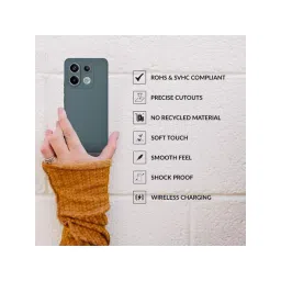 Sprig Back Cover for Poco X6 5g (Green) image 4