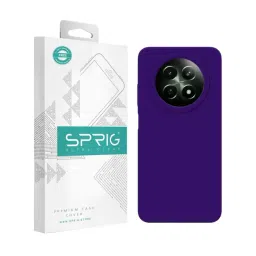 Sprig Back Cover for Realme 12X 5G (Purple)-picture-48