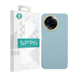 Sprig Back Cover for REALME C67 5G (Blue)-picture-20