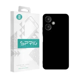Sprig Back Cover for Redmi 13C 5G (Black)-picture-11