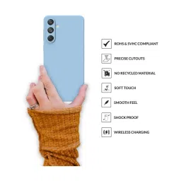 Sprig Back Cover for SAMSUNG GALAXY M55 (Blue) image 3