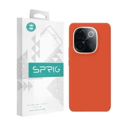 Sprig Back Cover for VIVO T3 PRO (Orange)-picture-46