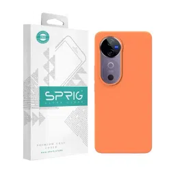 Sprig Back Cover for VIVO T3 ULTRA (Orange)-picture-14