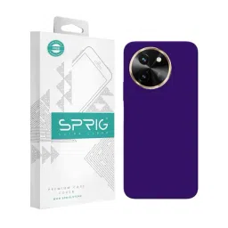 Sprig Back Cover for VIVO T3X 5G (Purple)-picture-22