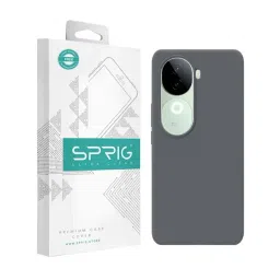 Sprig Back Cover for VIVO V40E 5G (Grey)-picture-21