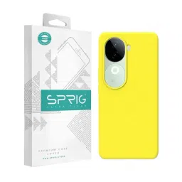 Sprig Back Cover for VIVO V40E 5G (Yellow)-picture-37