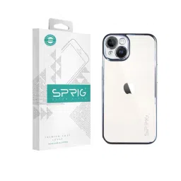 Sprig Electroplated Back Cover for APPLE iPhone 14 (Blue)-picture-37