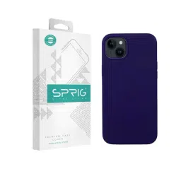 Sprig Liquid Silicone Back Cover for Apple iPhone 13 (Purple)-picture-27