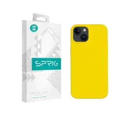 Sprig Liquid Silicone Back Cover for Apple iPhone 13 (Yellow)-picture-40