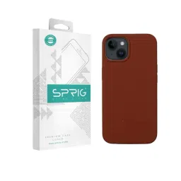Sprig Liquid Silicone Back Cover for APPLE iPhone 14 (Brown)-picture-25