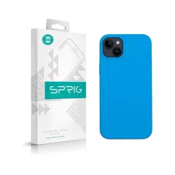 Sprig Liquid Silicone Back Cover for Apple iPhone 14 Plus (Blue)-picture-46