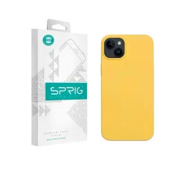 Sprig Liquid Silicone Back Cover for Apple iPhone 14 Plus (Yellow)-picture-24
