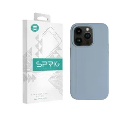 Sprig Liquid Silicone Back Cover for APPLE iPhone 14 Pro (Blue)-picture-34