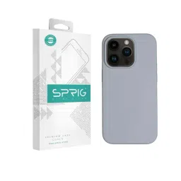 Sprig Liquid Silicone Back Cover for APPLE iPhone 14 Pro (Grey)-picture-29