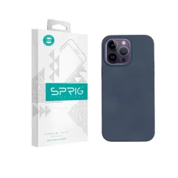 Sprig Liquid Silicone Back Cover for APPLE iPhone 14 Pro Max (Blue)-picture-17