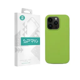 Sprig Liquid Silicone Back Cover for APPLE iPhone 14 Pro Max (Green)-picture-35