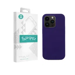 Sprig Liquid Silicone Back Cover for APPLE iPhone 14 Pro Max (Purple)-picture-24