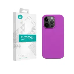 Sprig Liquid Silicone Back Cover for APPLE iPhone 14 Pro (Purple)-picture-42