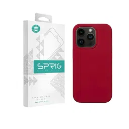 Sprig Liquid Silicone Back Cover for APPLE iPhone 14 Pro (Red)-picture-31