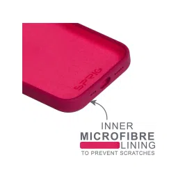 Sprig Liquid Silicone Back Cover for APPLE iPhone 14 Pro (Red) image 3