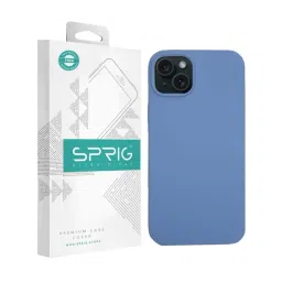 Sprig Liquid Silicone Back Cover for Apple iPhone 15 (Blue)-picture-27