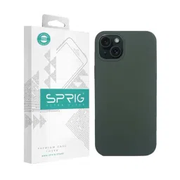 Sprig Liquid Silicone Back Cover for Apple iPhone 15 (Green)-picture-37
