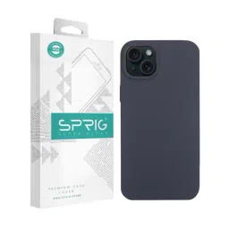 Sprig Liquid Silicone Back Cover for Apple iPhone 15 Plus (Grey)-picture-16
