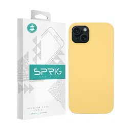 Sprig Liquid Silicone Back Cover for Apple iPhone 15 Plus (Yellow)-picture-15