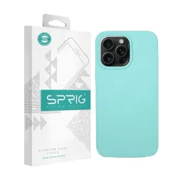 Sprig Liquid Silicone Back Cover for APPLE iPhone 15 Pro Max (Blue)-picture-25