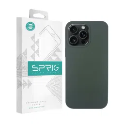 Sprig Liquid Silicone Back Cover for APPLE iPhone 15 Pro Max (Green)-picture-36