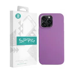 Sprig Liquid Silicone Back Cover for APPLE iPhone 15 Pro Max (Purple)-picture-47