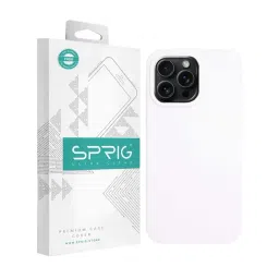 Sprig Liquid Silicone Back Cover for APPLE iPhone 15 Pro Max (White)-picture-34