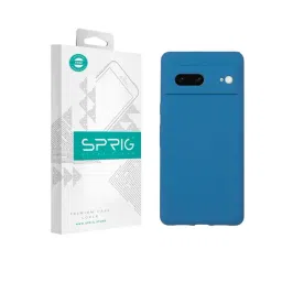 Sprig Liquid Silicone Back Cover for GOOGLE PIXEL 7 (Blue)-picture-16