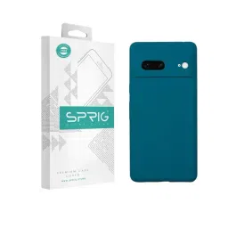 Sprig Liquid Silicone Back Cover for GOOGLE PIXEL 7 (Blue)-picture-31