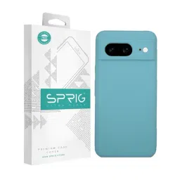Sprig Liquid Silicone Back Cover for GOOGLE PIXEL 8 (Blue)-picture-18