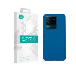 Sprig Liquid Silicone Back Cover for IQOO Neo 6 5G (Blue)-picture-19