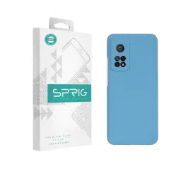 Sprig Liquid Silicone Back Cover for Mi 10T Pro (Blue)-picture-36