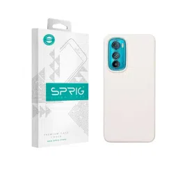 Sprig Liquid Silicone Back Cover for Motorola Edge 30 (White)-picture-11