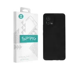 Sprig Liquid Silicone Back Cover for Motorola G72 (Black)-picture-46