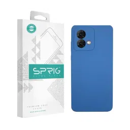 Sprig Liquid Silicone Back Cover for MOTOROLA g84 5G (Blue)-picture-15