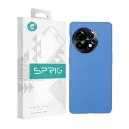 Sprig Liquid Silicone Back Cover for OnePlus 11R 5G (Blue)-picture-39