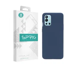 Sprig Liquid Silicone Back Cover for Oneplus 9R 5G (Blue)-picture-16
