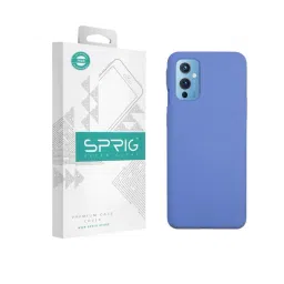 Sprig Liquid Silicone Back Cover for Oneplus 9R 5G (Purple)-picture-14