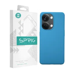 Sprig Liquid Silicone Back Cover for Oneplus Nord 3 5G (Blue)-picture-30