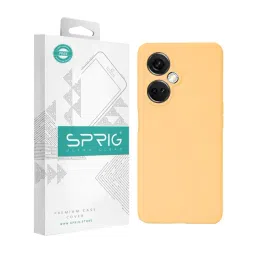 Sprig Liquid Silicone Back Cover for Oneplus Nord CE 3 5G (Gold)-picture-36