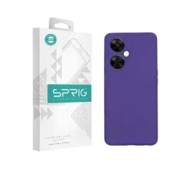 Sprig Liquid Silicone Back Cover for Oneplus Nord CE 3 Lite 5G (Purple)-picture-32