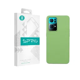 Sprig Liquid Silicone Back Cover for Oppo Reno7 Pro 5G (Green)-picture-24